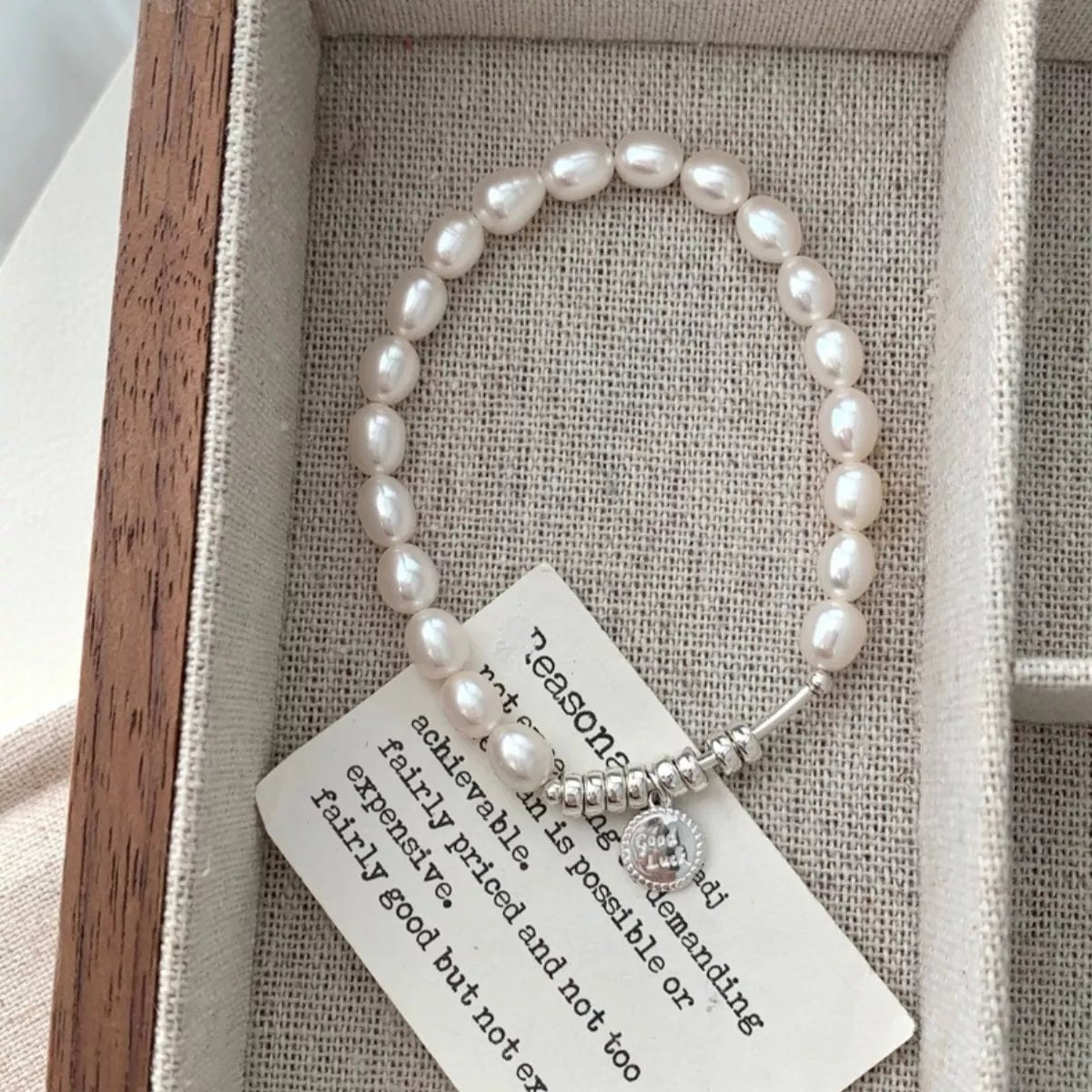 Pearl 925 Sterling Silver Bracelet - 