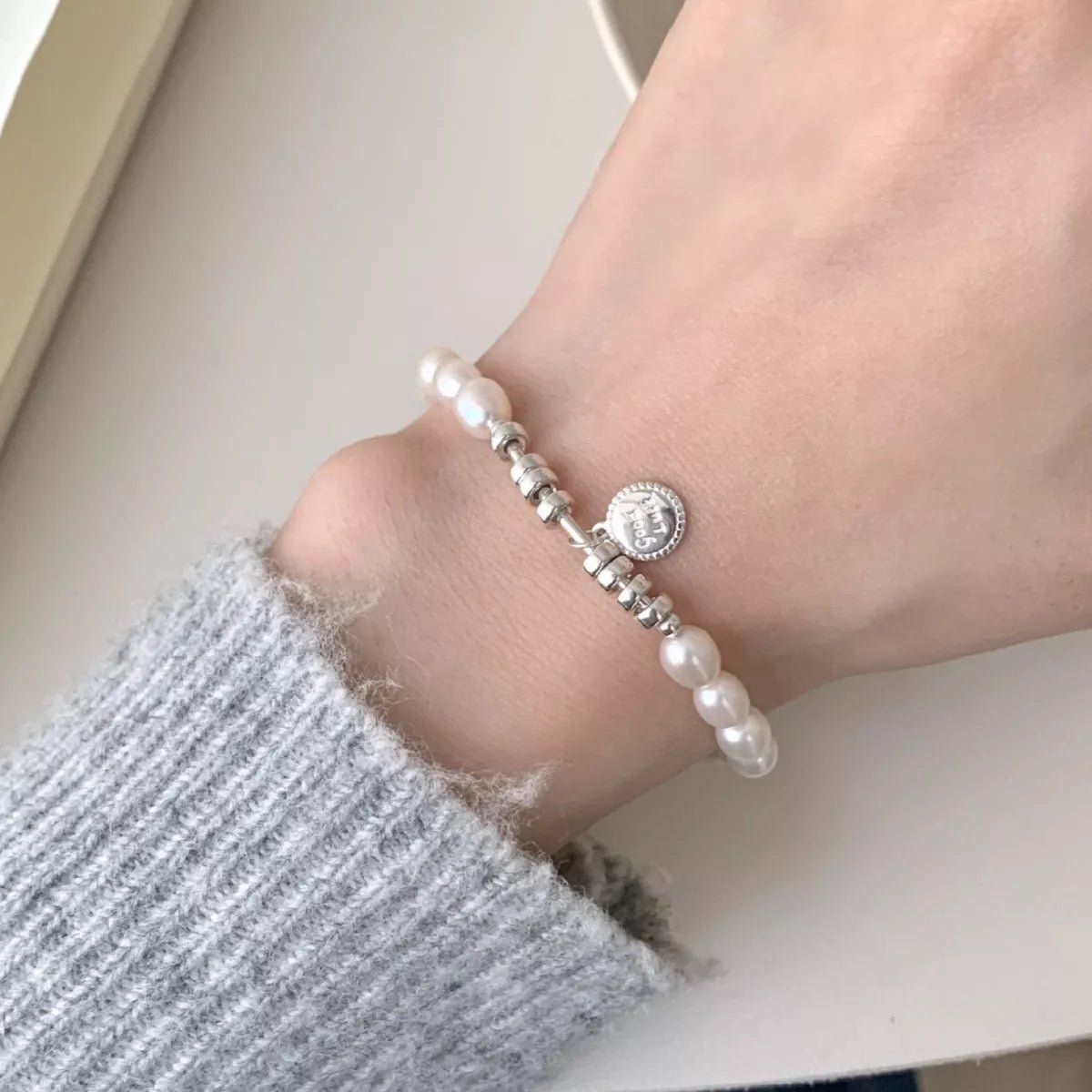 Pearl 925 Sterling Silver Bracelet - 