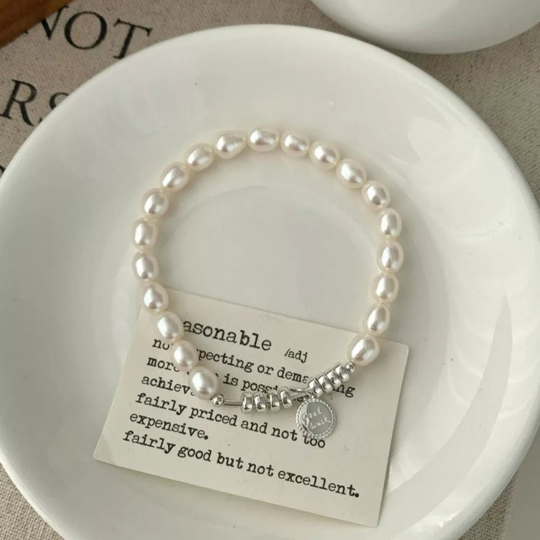 Pearl 925 Sterling Silver Bracelet - 