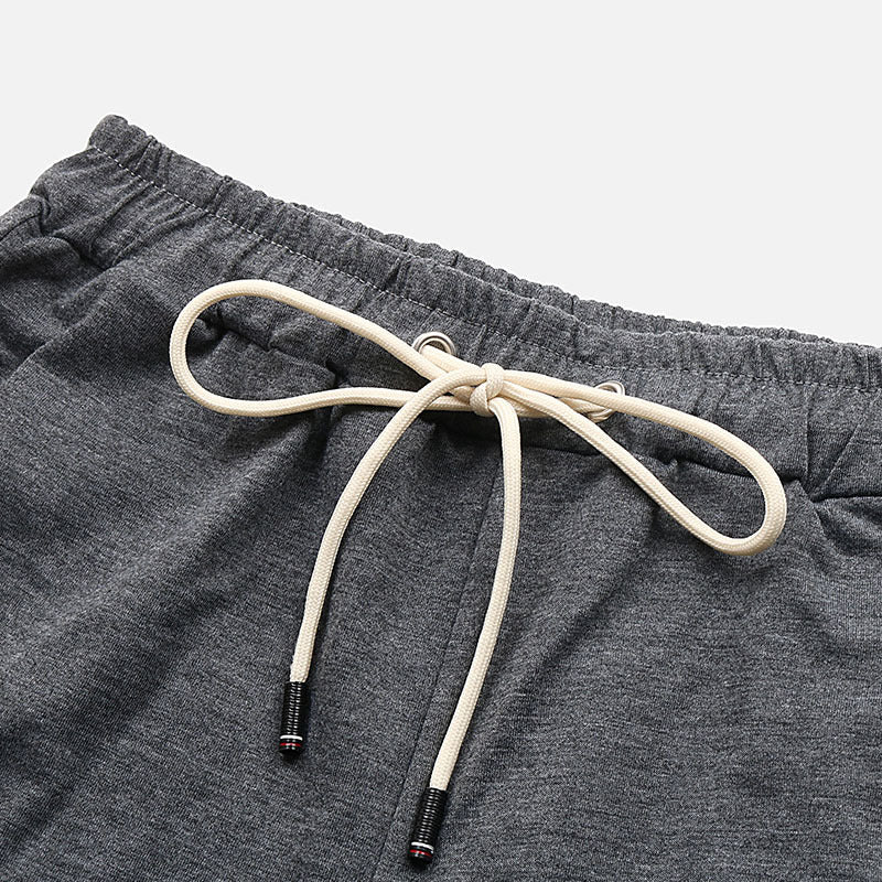 Perfee Drawstring Waist Three - Piece Shorts Set - Bottoms