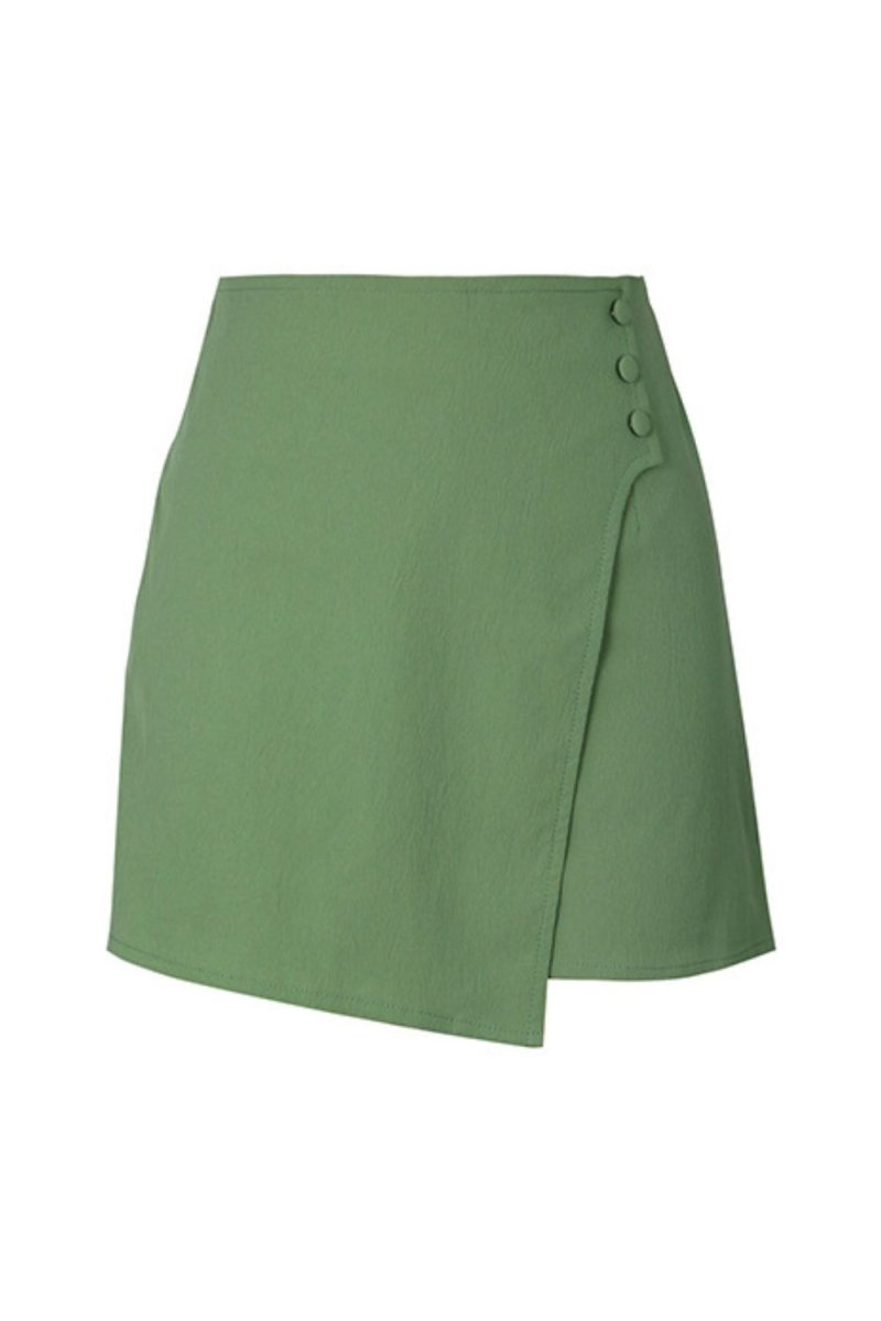 Perfee High Waist Skort - Bottoms