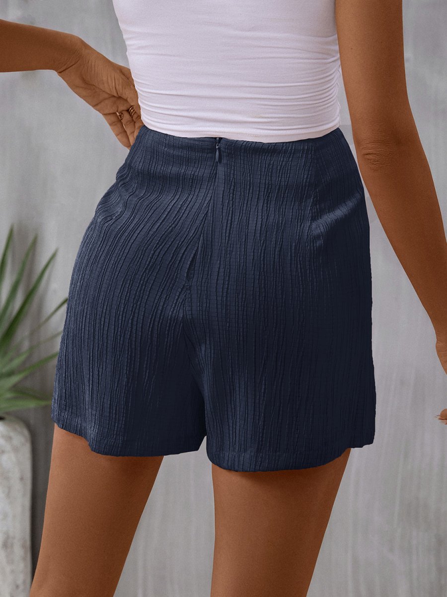 Perfee Tied High Waist Skort - Bottoms