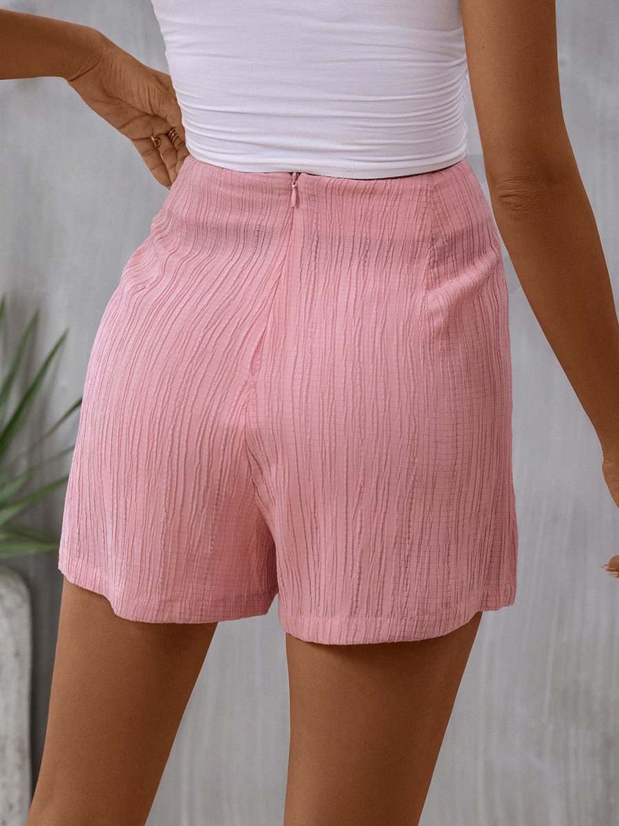 Perfee Tied High Waist Skort - Bottoms