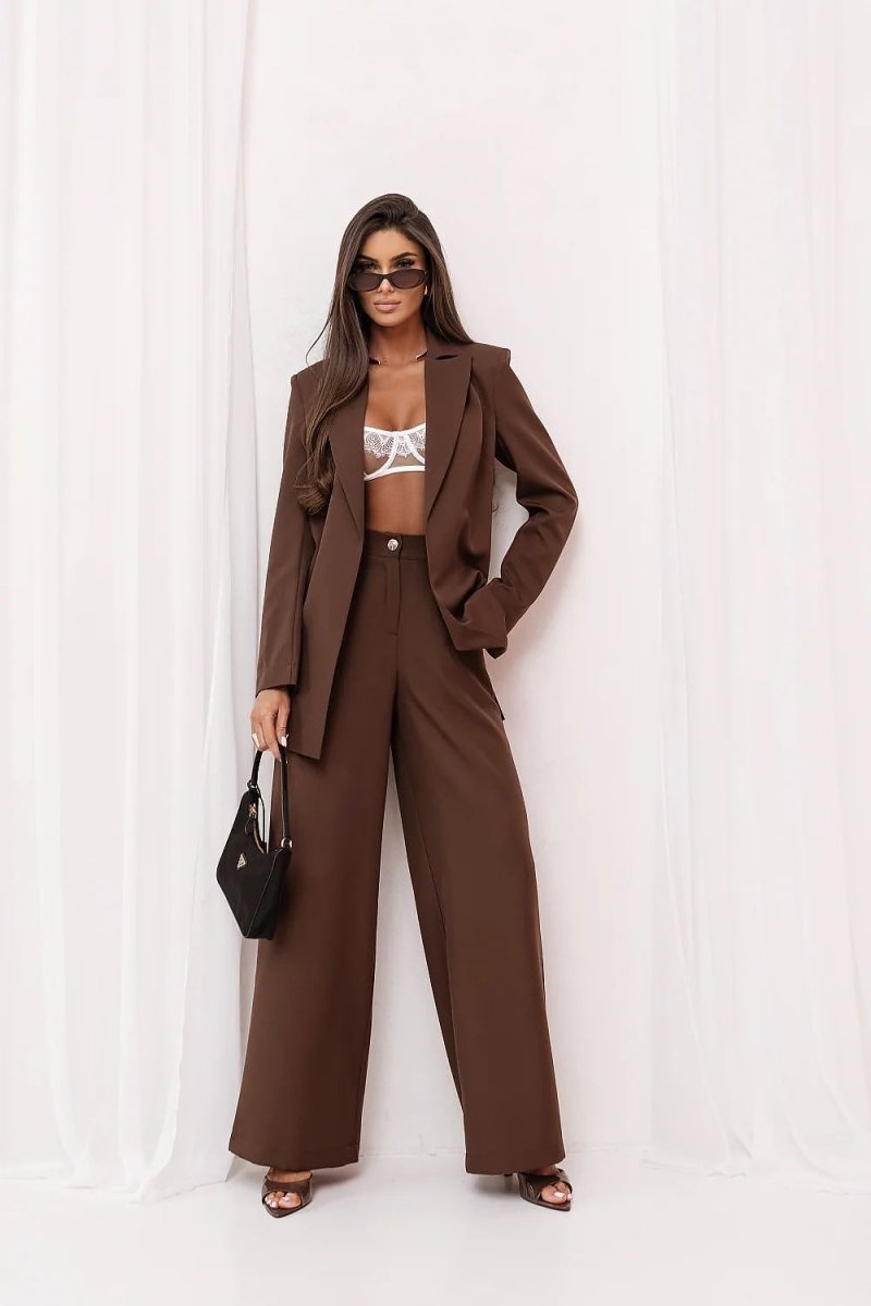 Pink Viscose Suit Set for Women - 