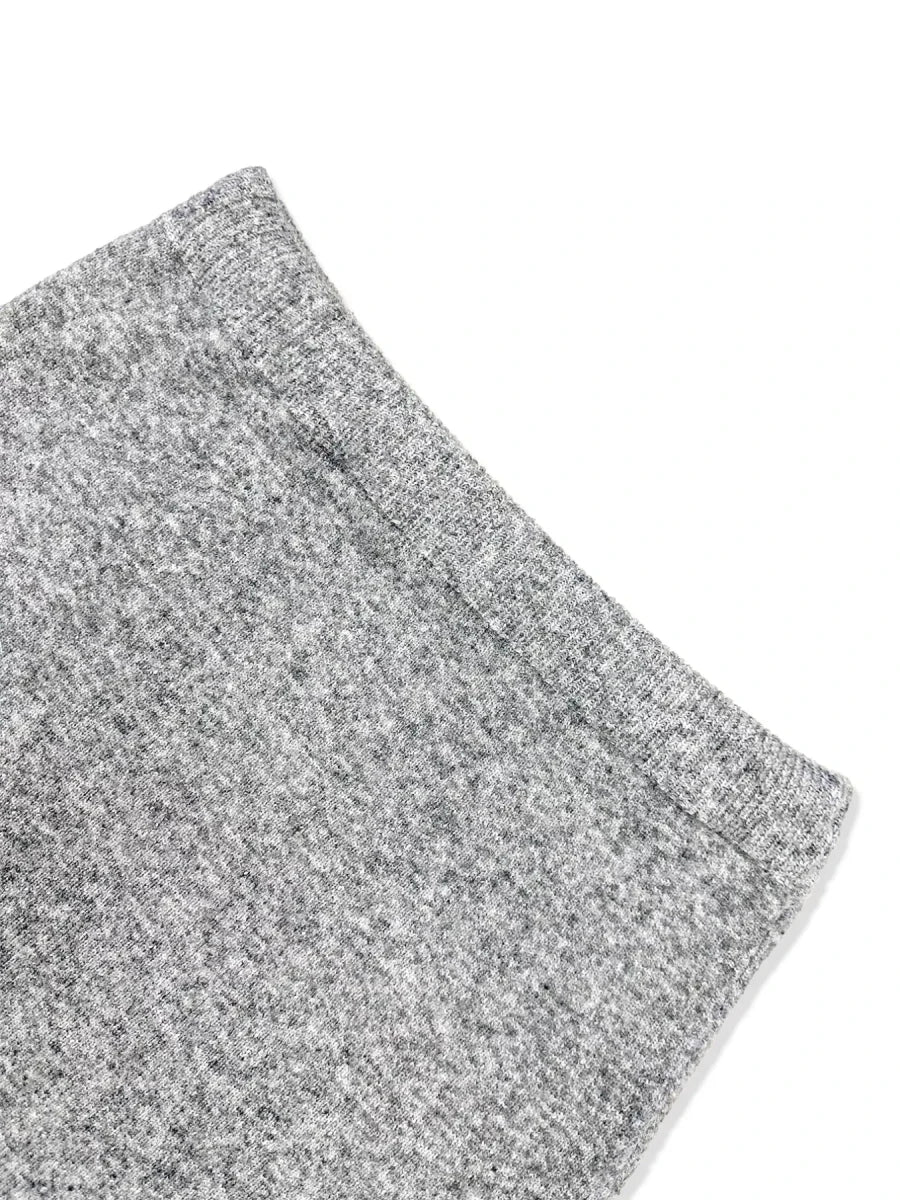 Plus Size Round Neck Sweater Set - 