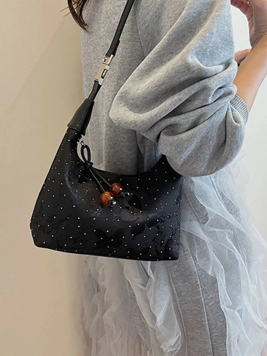 Polka Dot Crossbody Bag - 