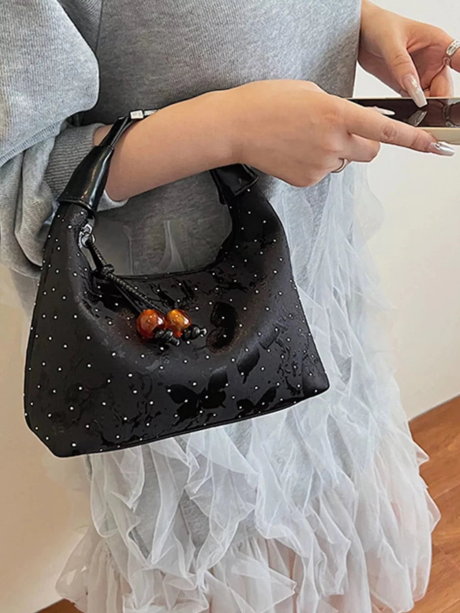 Polka Dot Crossbody Bag - 
