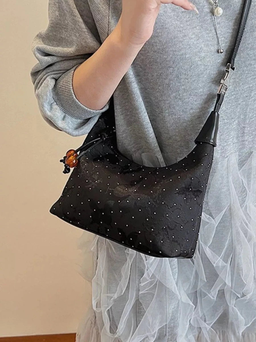 Polka Dot Crossbody Bag - 