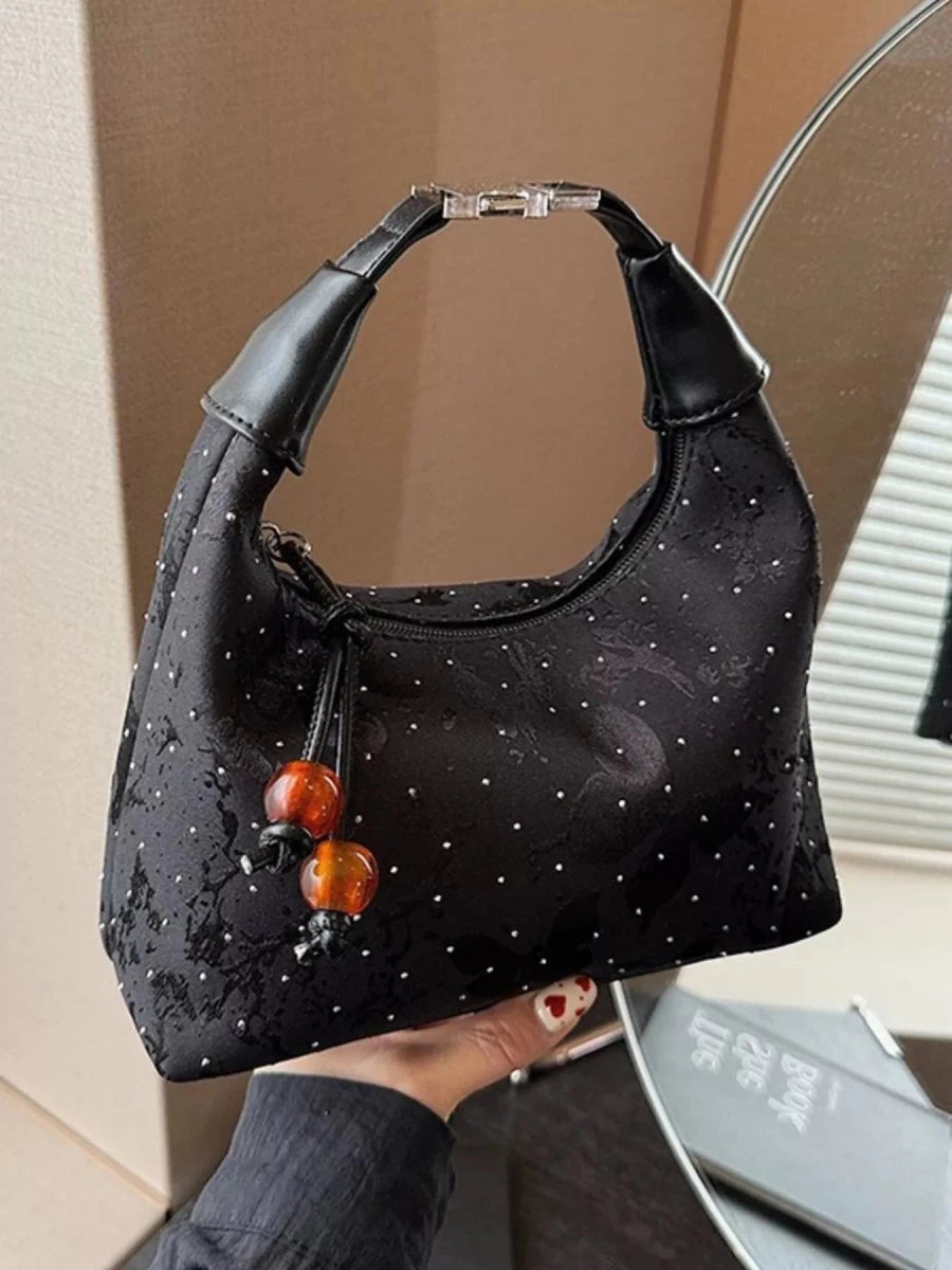 Polka Dot Crossbody Bag - 