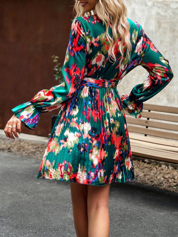 printed dress temperament elegant dress - Nightout dress