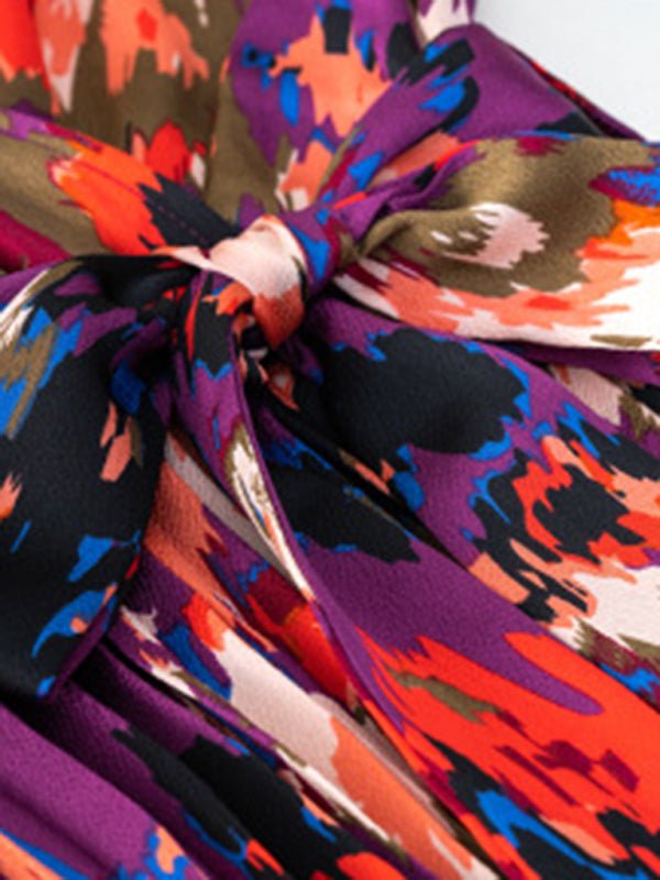 printed dress temperament elegant dress - Nightout dress