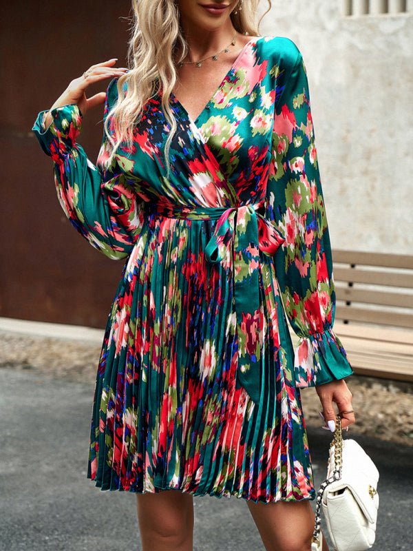 printed dress temperament elegant dress - Nightout dress