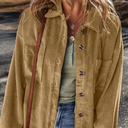 Polyester blend long sleeve jacket