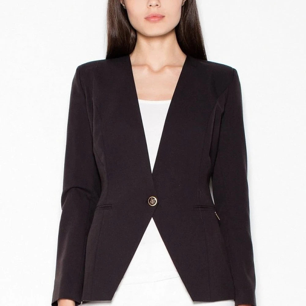 Slim Fit Single Button Jacket