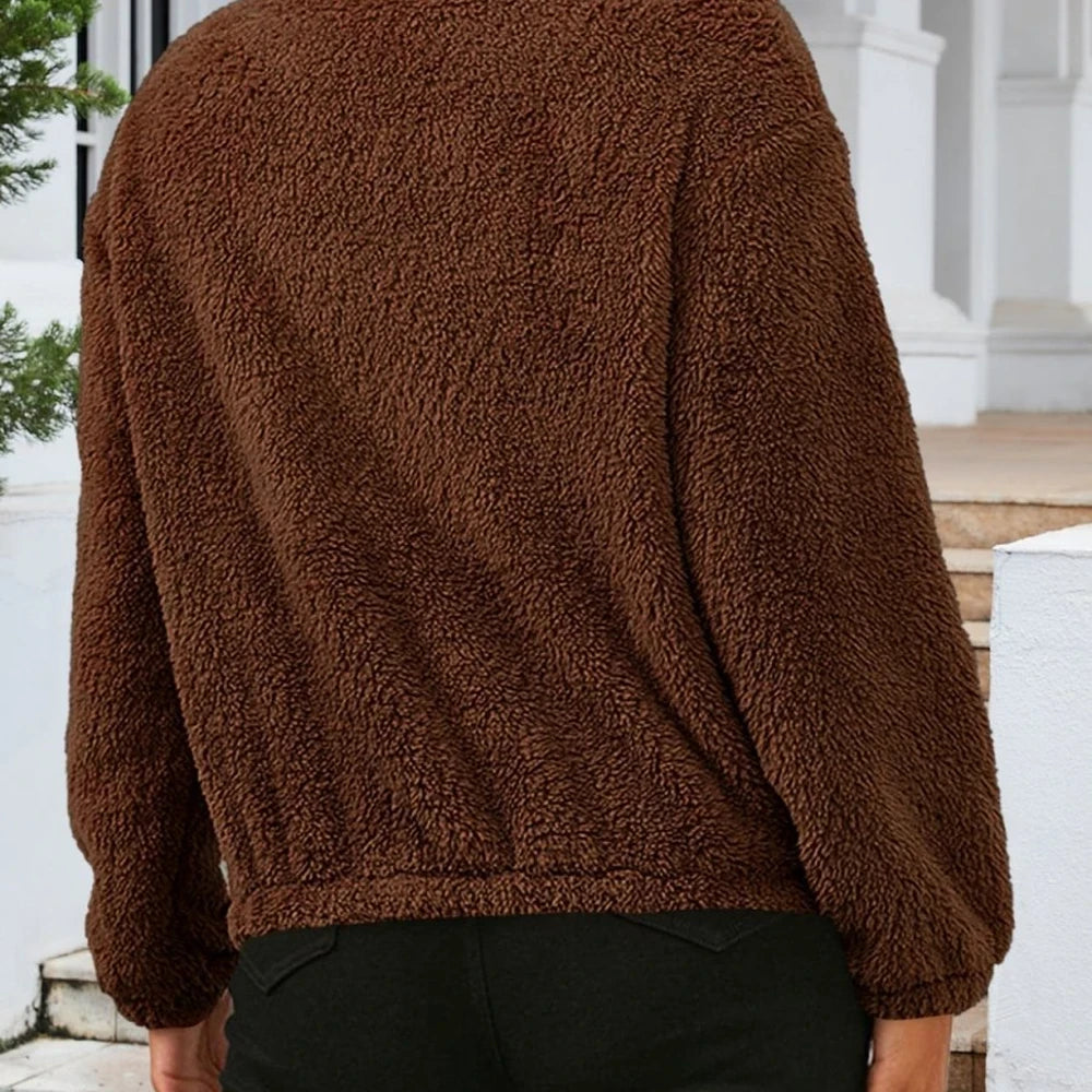 Zip Up Turtleneck Jacket