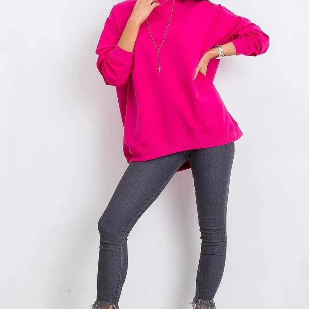 Women's Long Sleeve Stand Collar Sweatshirt