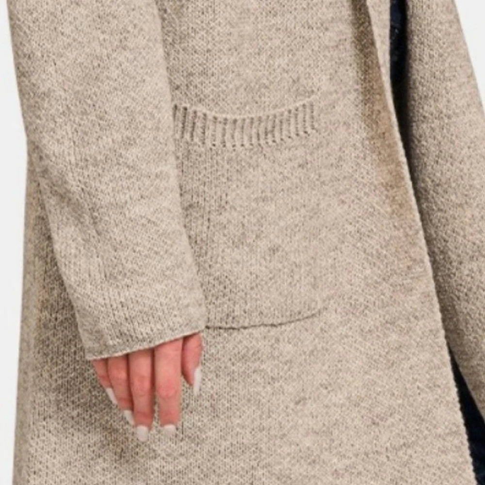 Collared Neck Long Sleeve Jacket