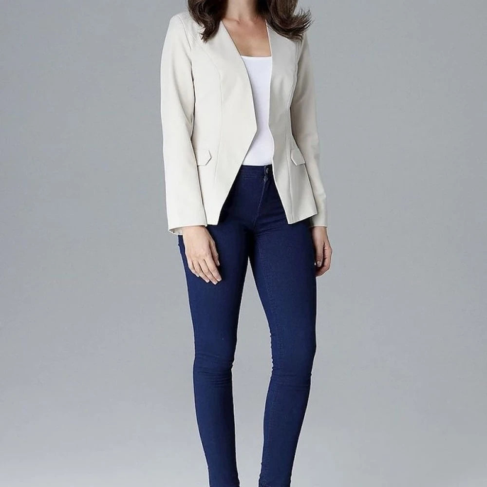 Slim Fit Lined Blazer Jacket