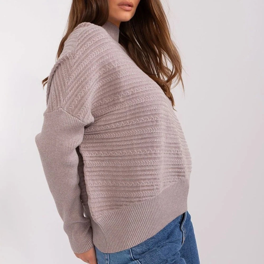 Women's Long Sleeve Turtleneck Sweater