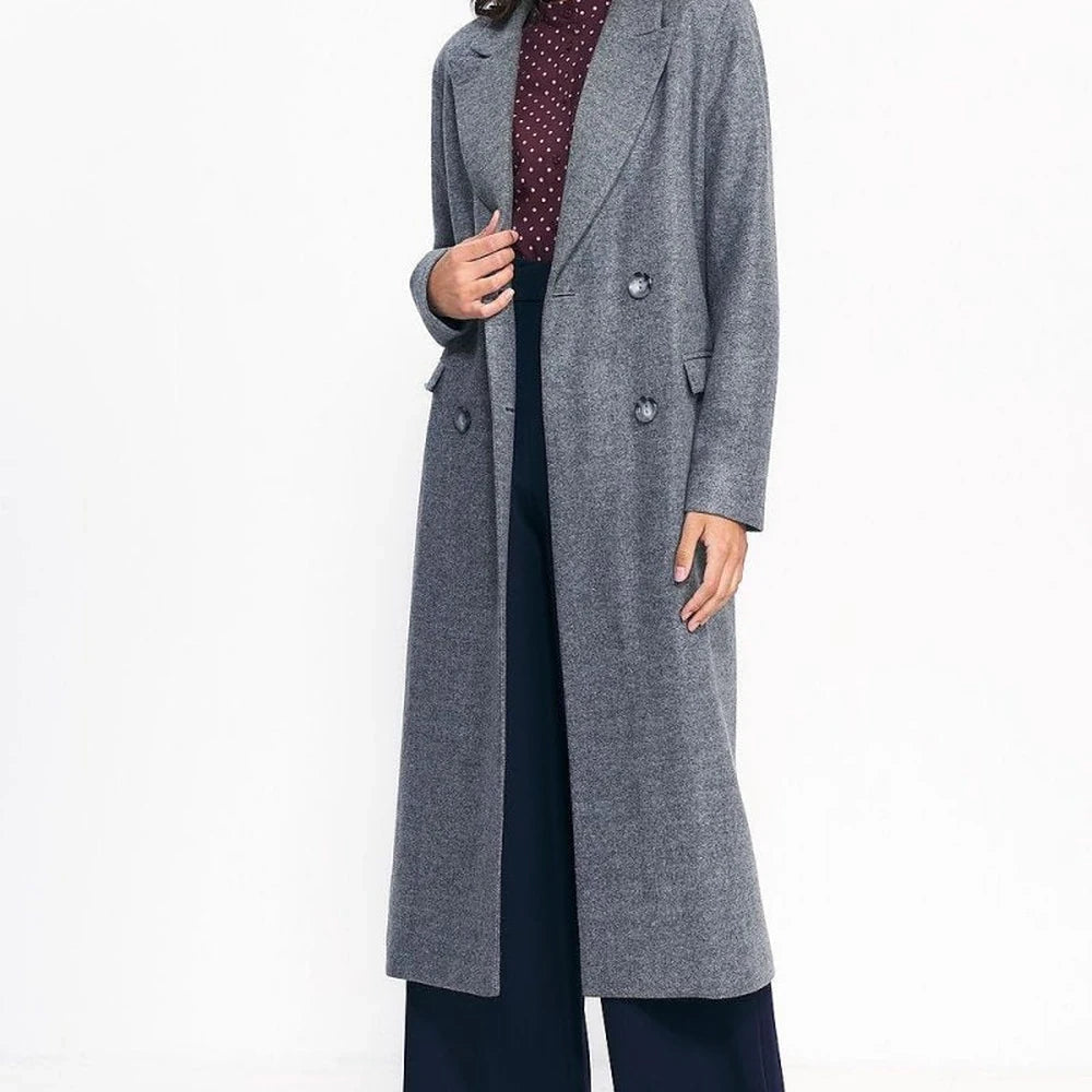 Gray Oversize Coat