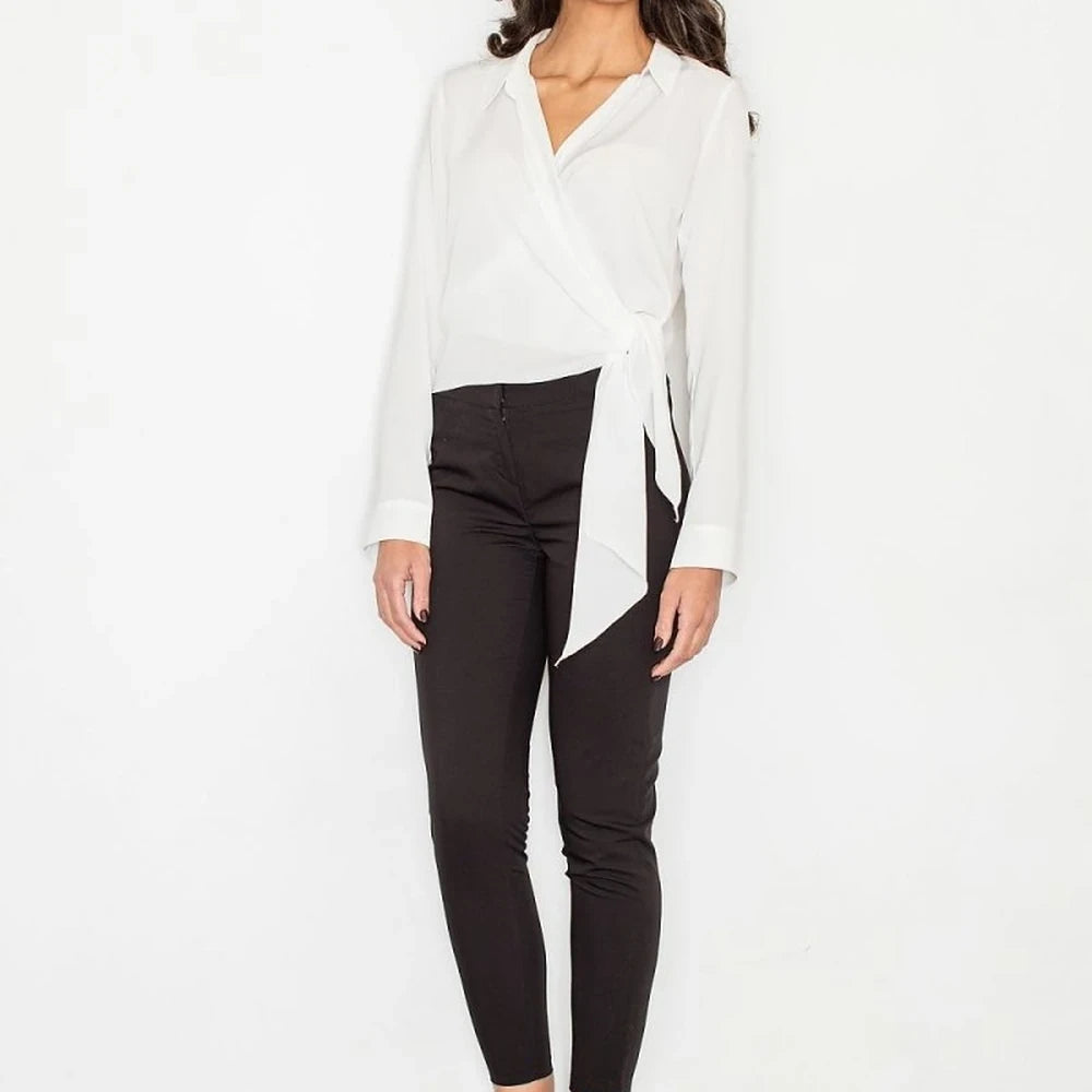 Elegant Tie-Waist Blouse for Women