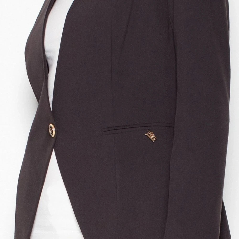 Slim Fit Single Button Jacket