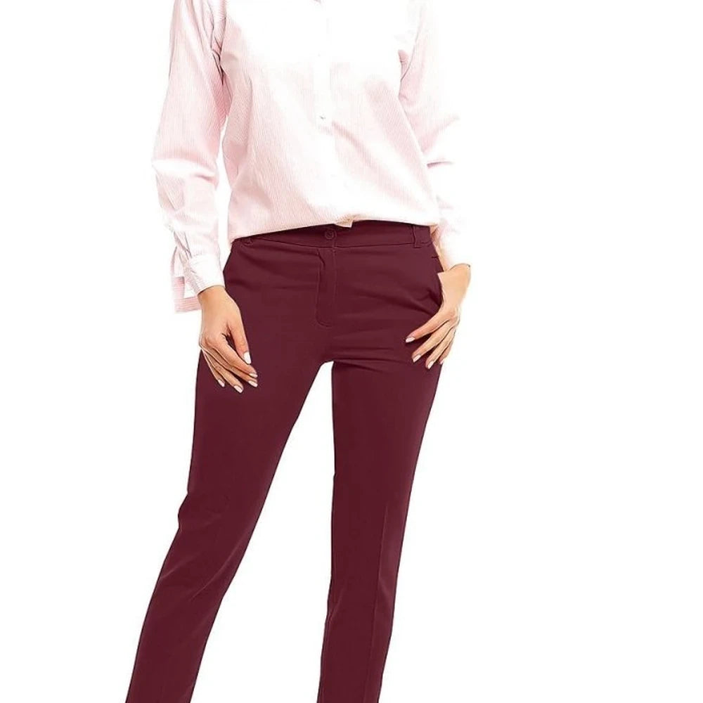 Women's 7/8 Trousers with High Waist