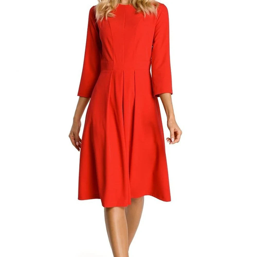 Women's Blue Red Navy Black Day Dress