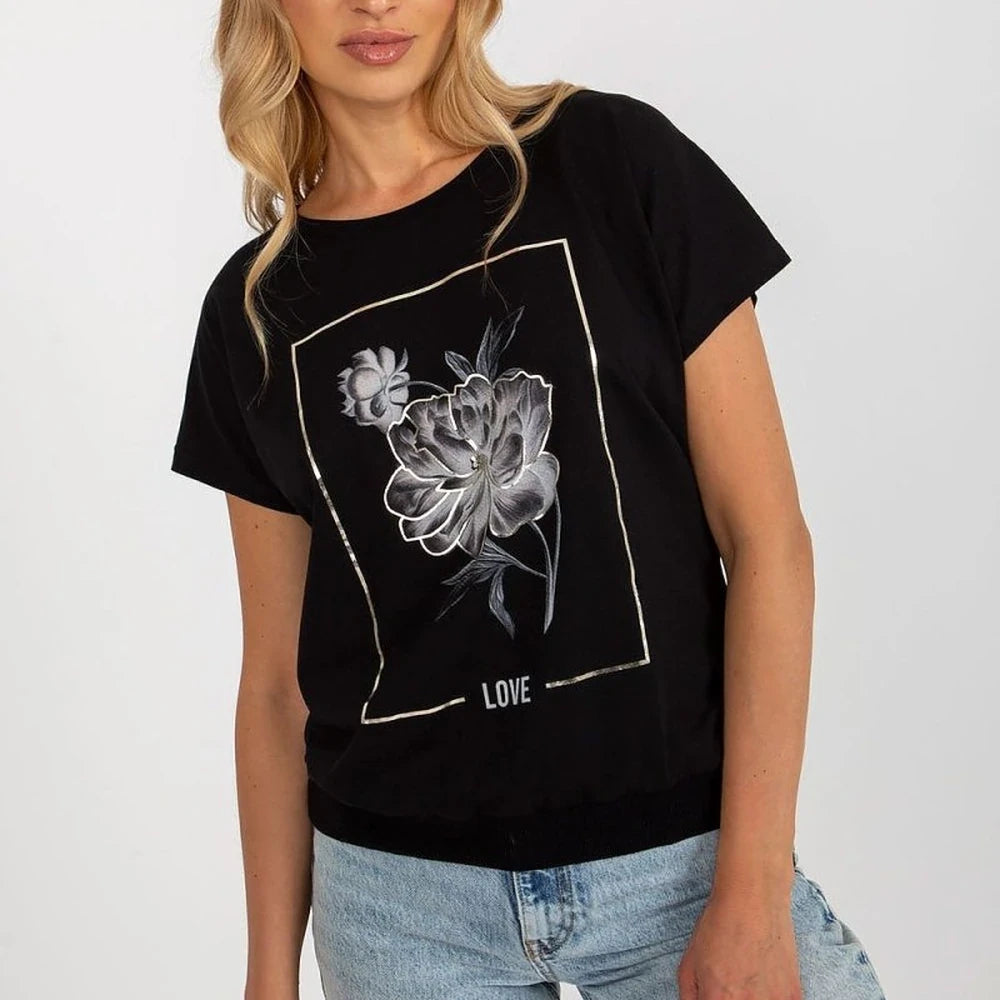Cotton Short Sleeve Blouse - Rue Paris