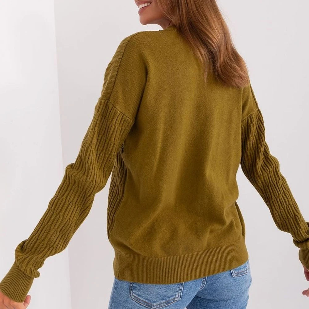 Women's Variegated Knit Sweater