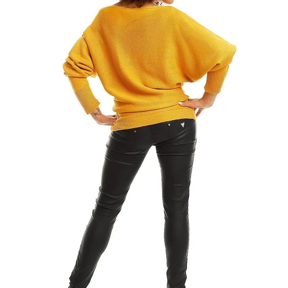Oversize Pregnancy Sweater with Boat Neck