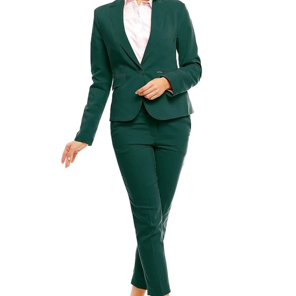 Women's 7/8 Trousers with High Waist