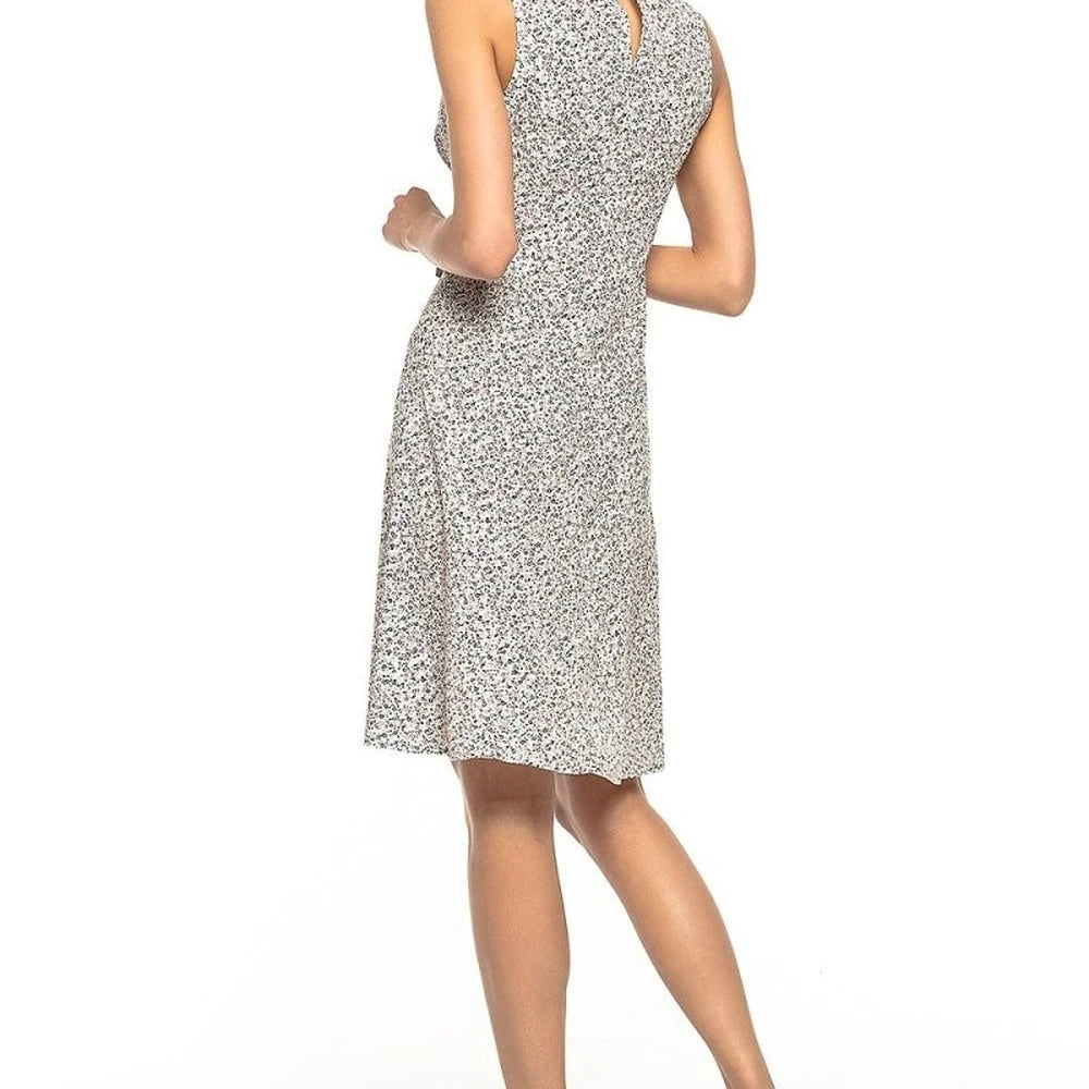 Floral Print Day Dress with Tie Belt