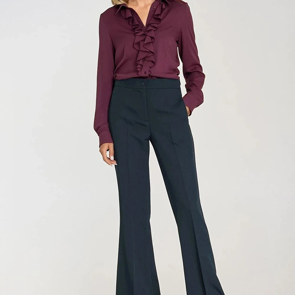 Women's Violet Long Sleeve Shirt