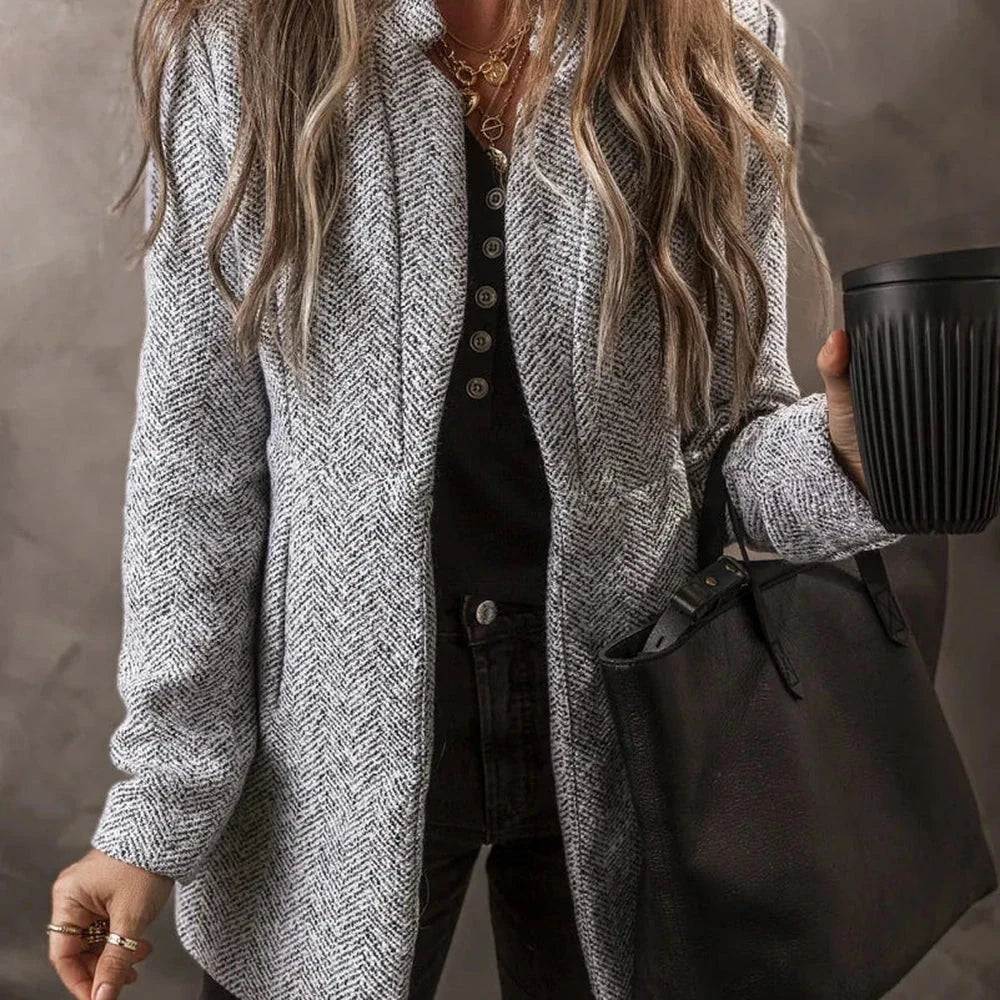 Open Front Long Sleeve Jacket