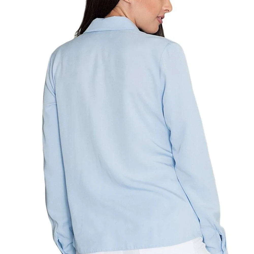 Viscose Long Sleeve Shirt with Pocket