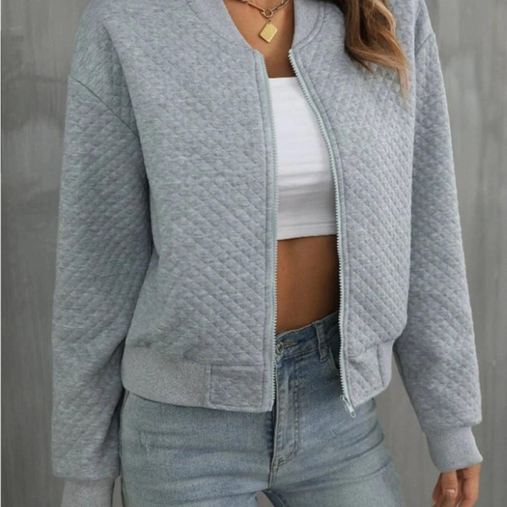 Zip Up Long Sleeve Jacket