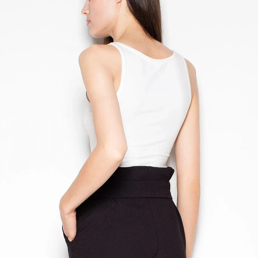 High Waist Cuff Shorts with Belt