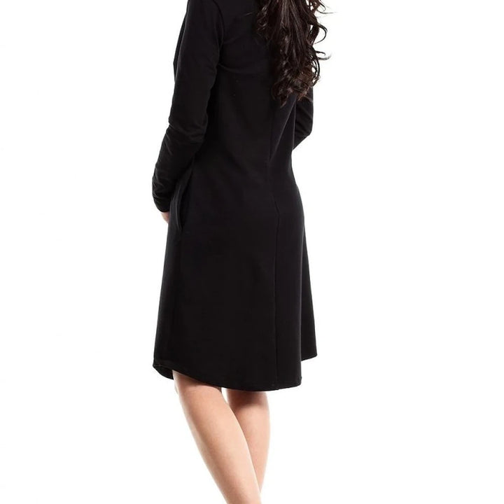 Women's A-Line Day Dress with Pockets