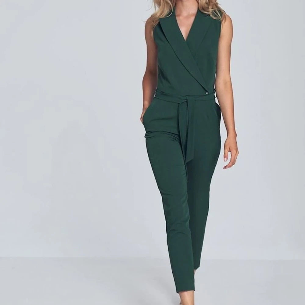 Black Heart-Shaped Jumpsuit