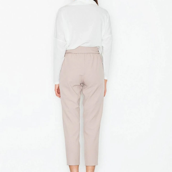 Women's Polyester Trousers with Sash