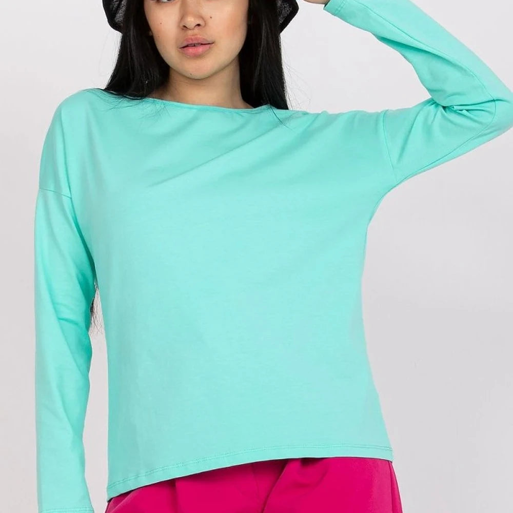 Cotton Spandex Long Sleeve Blouse