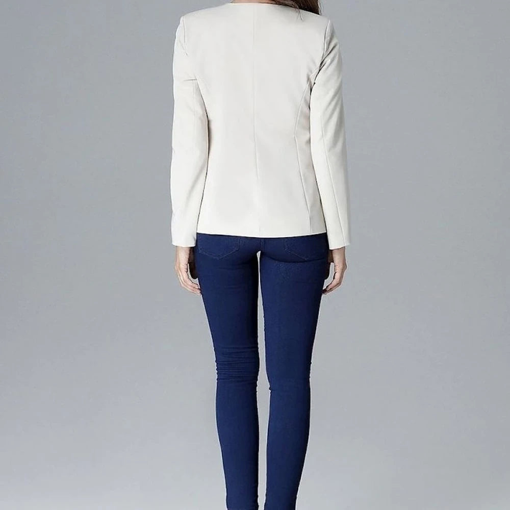 Slim Fit Lined Blazer Jacket