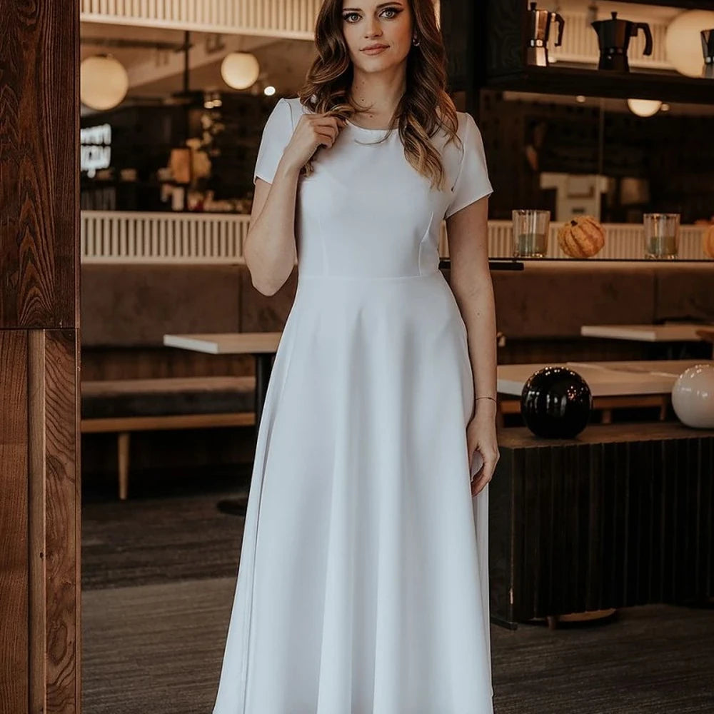 Long Sleeve Day Dress with Zipper