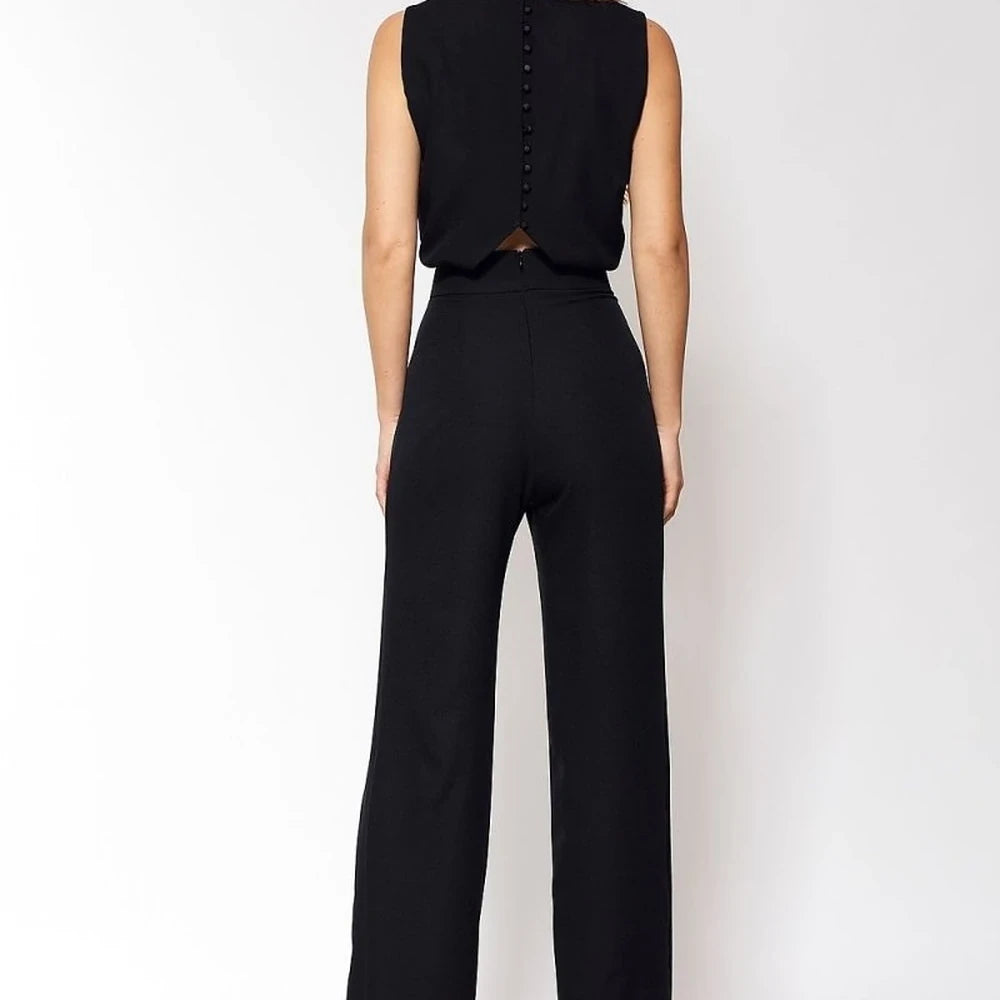 Elegant Straight Leg Jumpsuit