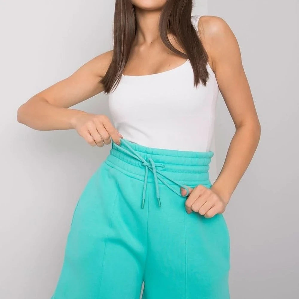 Cotton Shorts with Elastic Waistband