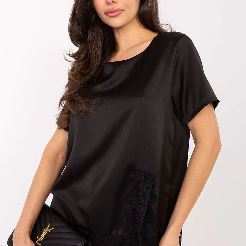 Italy Moda Polyester Elastane Blouse