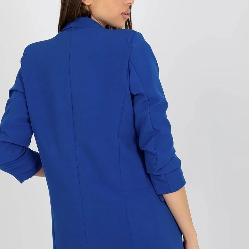 Women's Lined 3/4 Sleeve Unbuttoned Jacket