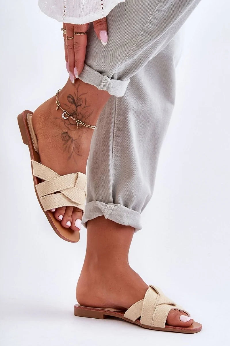 Women's Flat-Heeled Flip-Flops with Non-Slip Sole