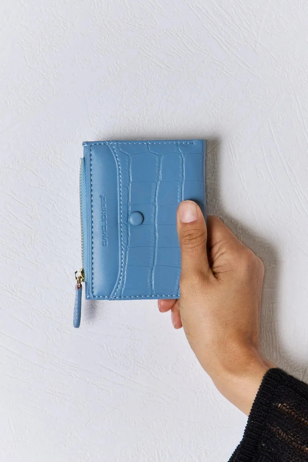 David Jones Texture PU Leather Mini Wallet